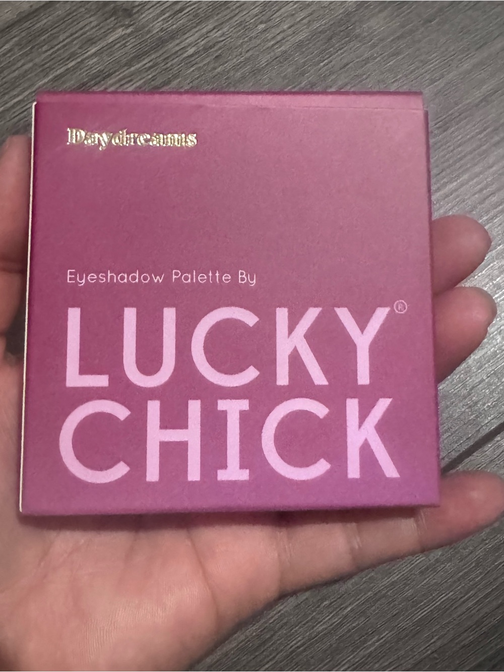 LUCKY CHICK Pink Eyeshadow Palette – Plush Pink Shades